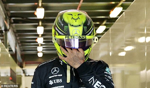 Lewis Hamilton endured another frustrating day on the track in free practice in Melbourne