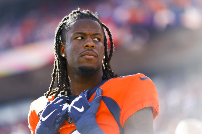Jerry Jeudy will remain a Denver Bronco after the trade deadline. (Photo by Justin Edmonds/Getty Images)