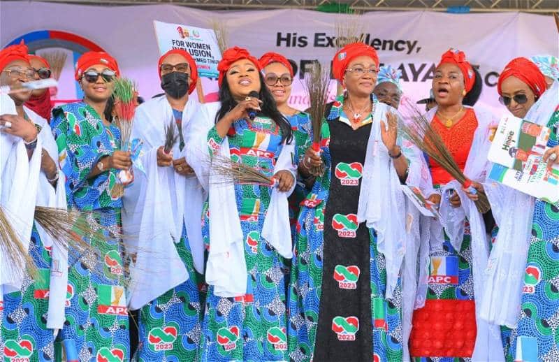 Bola Tinubu, Shettima’s Wives Flag Off APC Women Presidential Campaign In Calabar