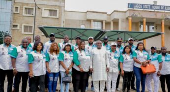 Photos: Moment Nollywood Actors Declared Support For Tinubu, Met Obasa