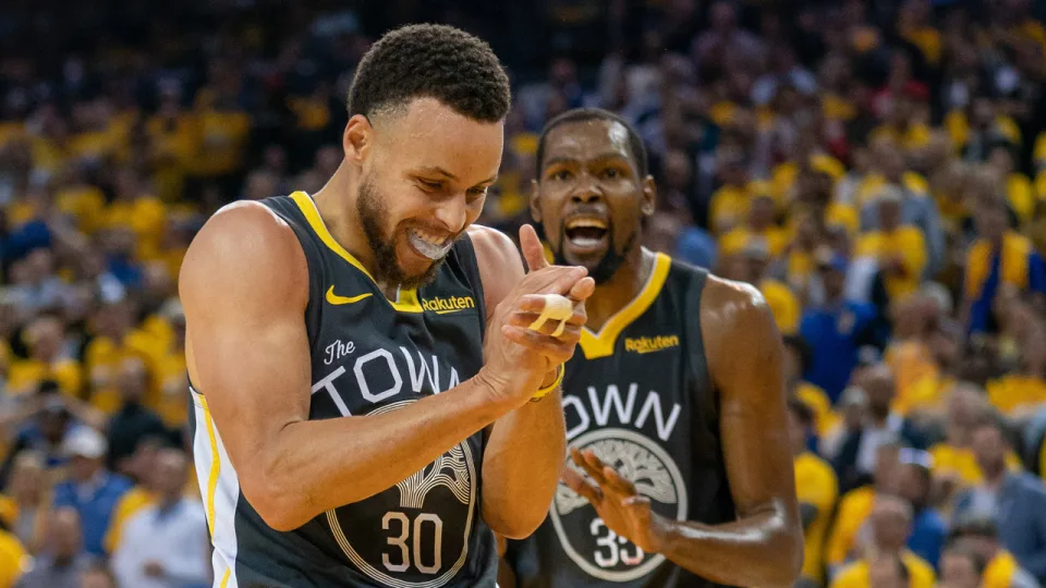 Kevin Durant picks ‘the god’ Steph Curry over Yuta Watanabe in 3-point contest