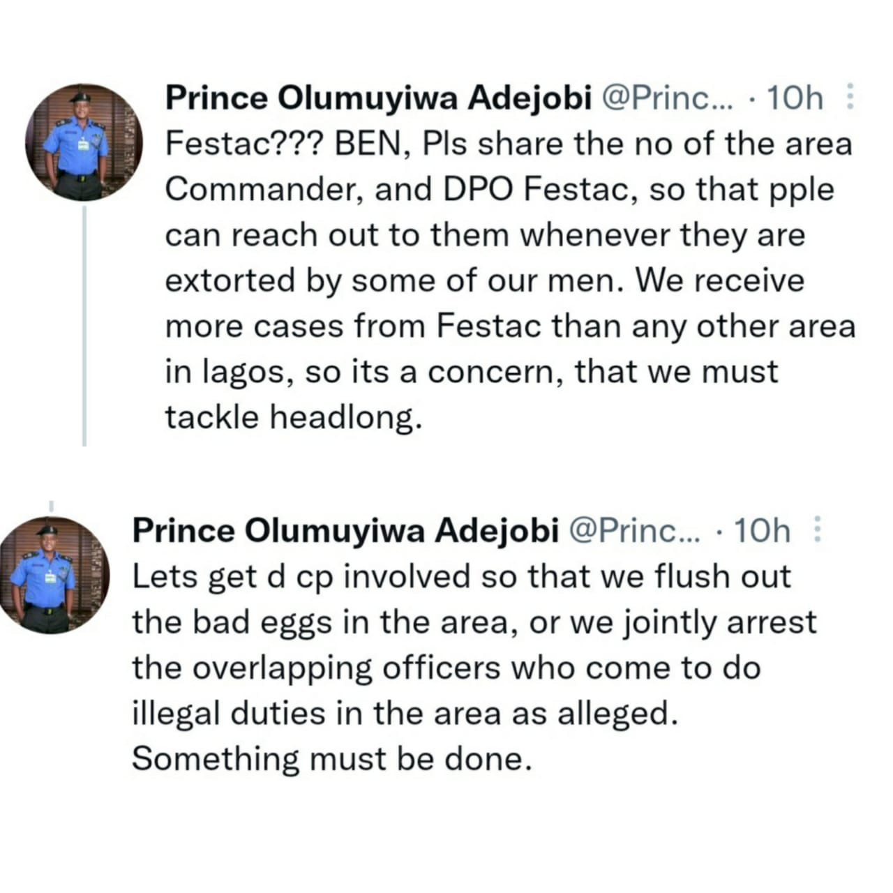 We receive more cases of extortion from Festac more than any other area in Lagos - Police PRO, Olumuyiwa Adejobi, says