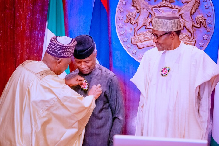 Buhari Launches The 2023 Armed Forces Remembrance Day Emblem (Video)