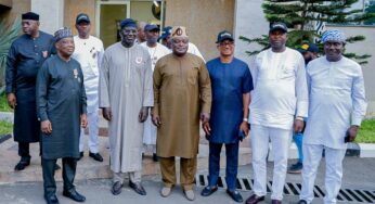 Tinubu: Abdulmalik, Olonisakin, Buratai, Others Visit Lagos, Meets Lagos Speaker (photos)