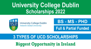 APPLY for UCD Dublin Scholarship Application 2023