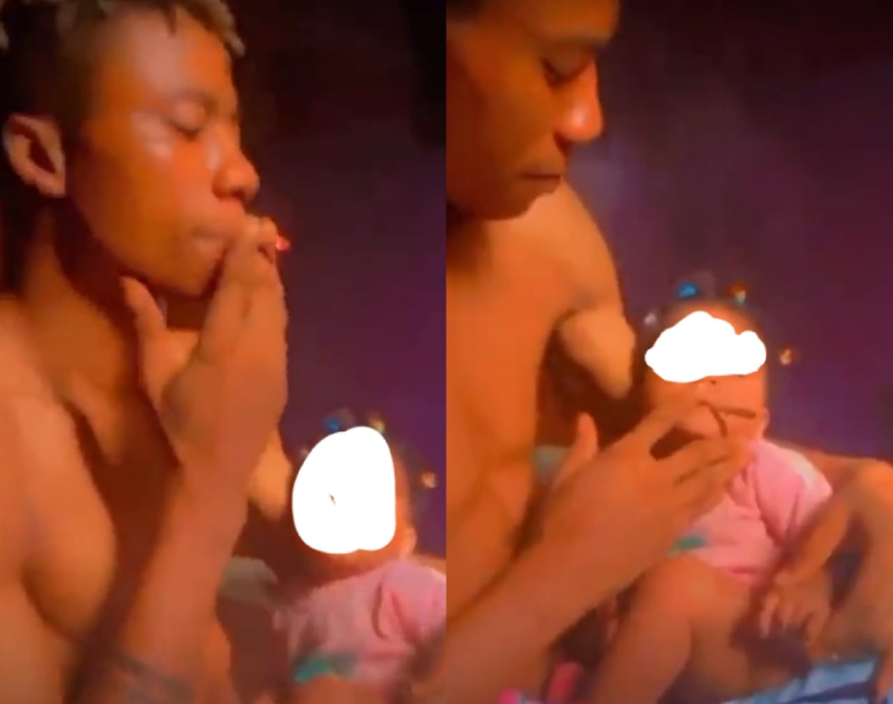He must face the law - Police PRO reacts to viral video of man giving a baby marijuana to smoke