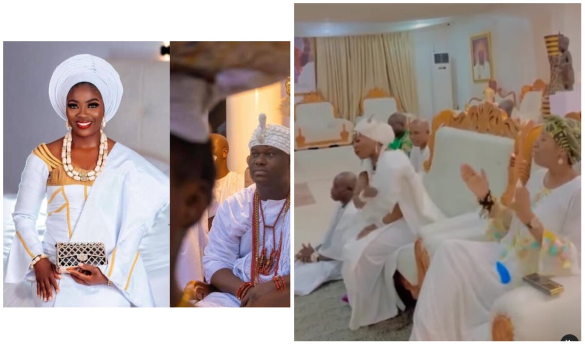 Ooni of Ife: Queen Ashley Ogunwusi invokes the gods to give her a set of twins (video)