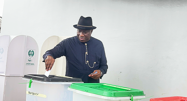 #2023 Elections: Goodluck Jonathan Likens Vote-Buyers To Armed Robbers, Con Men