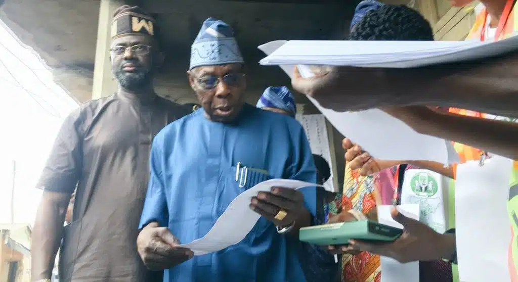 #NigeriaDecides: Peter Obi Loses In Obasanjo’s Polling Unit