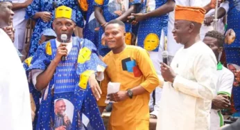 Primate Ayodele Presents SUV As Car Gift To Media Aide, Osho Oluwatosin On Birthday