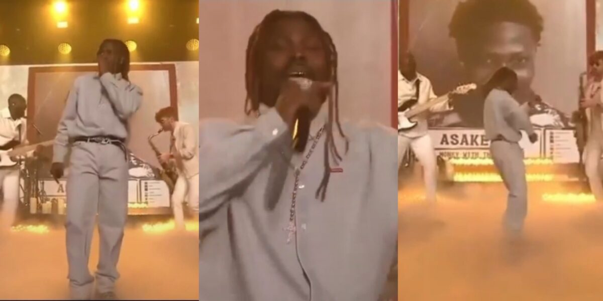 Asake makes America TV debut on The Tonight Show (Video)