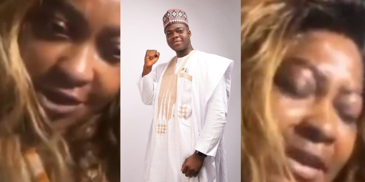Nollywood: Biodun Okeowo curses those who accuse her of sleeping with Cute Abiola (Video)