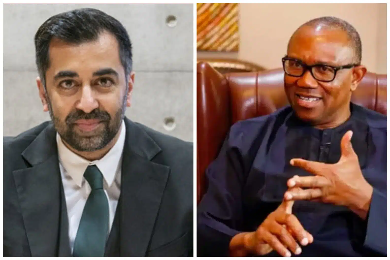 Humza Yousaf: Peter Obi Reacts As 37-Year-Old Man Becomes New Scottish Leader