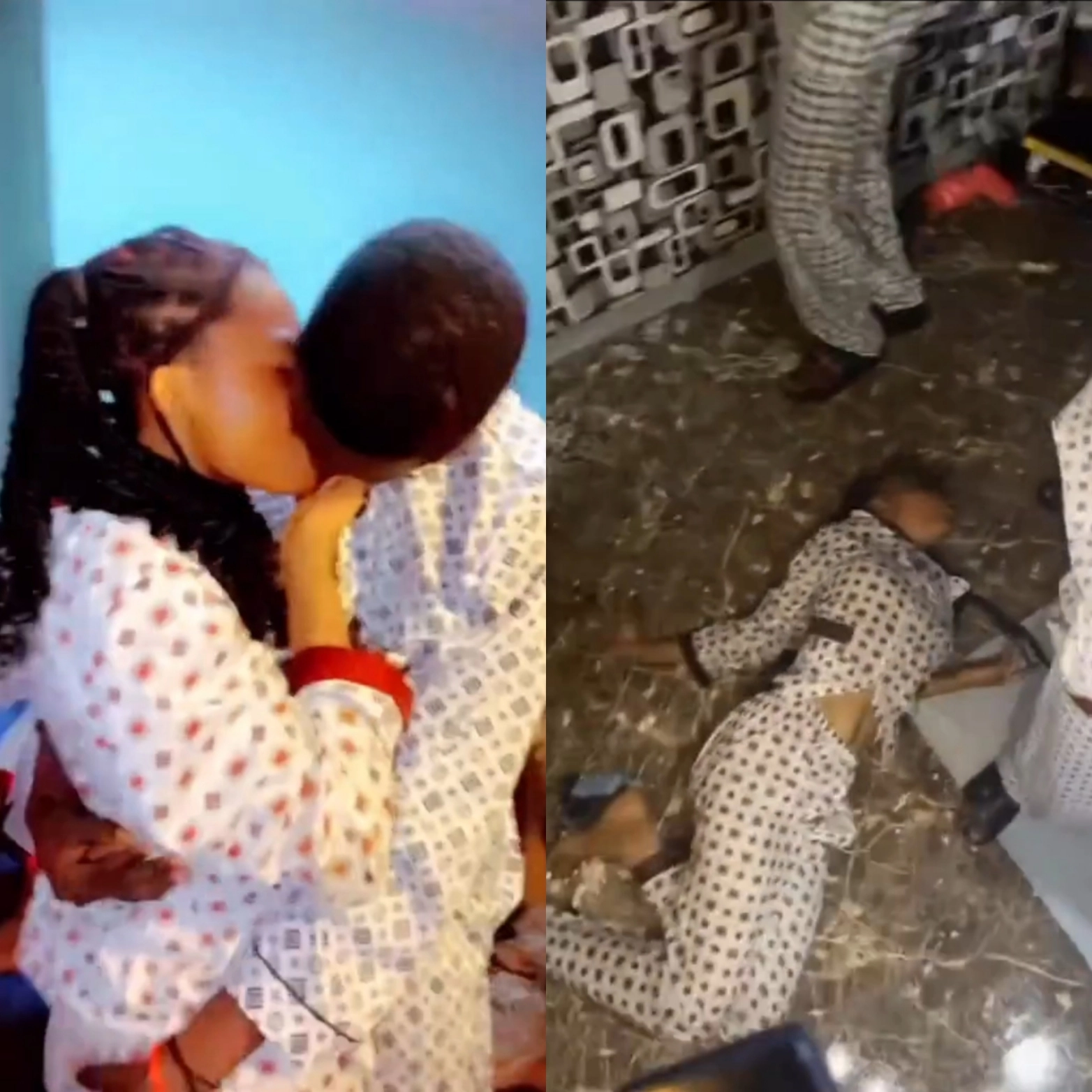 Nigerian teenagers seen acting out after getting high at pajamas party (trending video 18+)