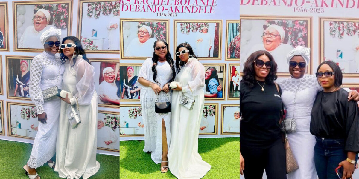 Nollywood:Kate Henshaw, Kemi Afolabi, Omoborty, others storm Funke Akindele’s estate for mother’s burial