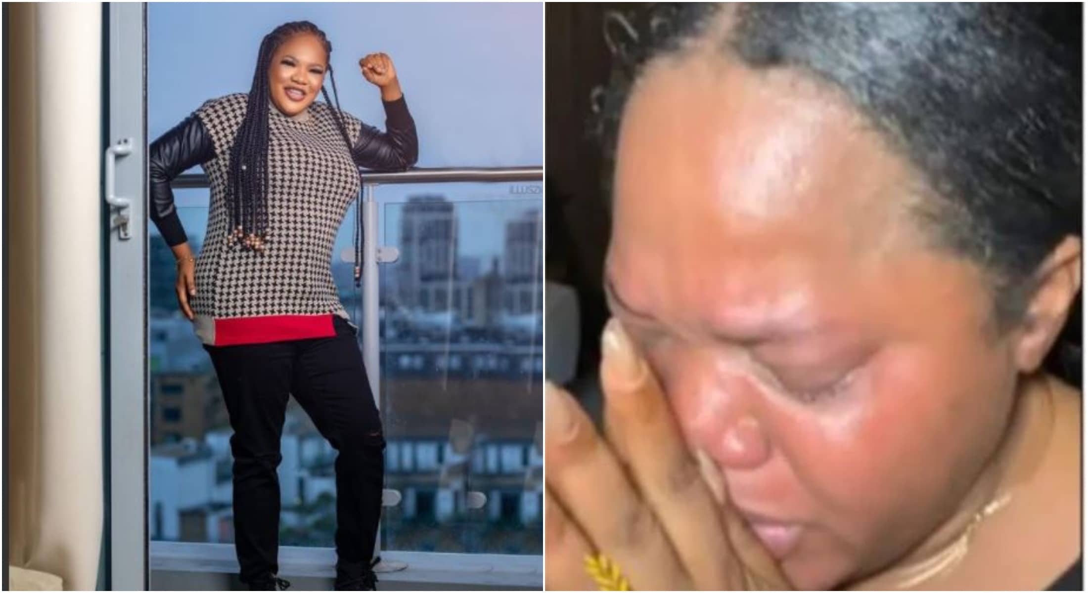 Toyin Abraham breaks down in tears over bullying, insults on social media (Video)