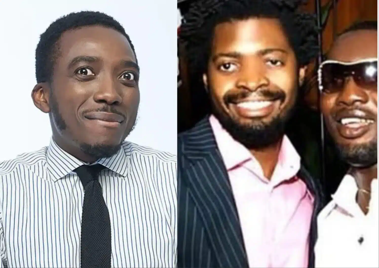 Bovi Reacts To Viral Throwback Photo Of Basketmouth And AY Together