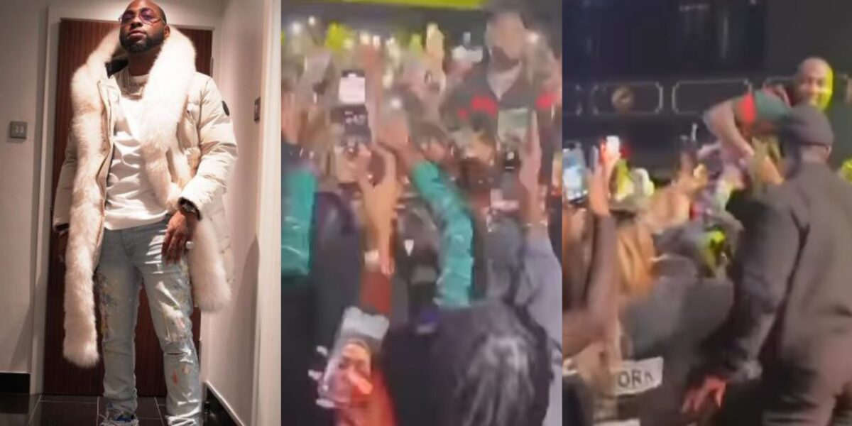 Davido jumps into the crowd as he marks his first performance in New York City (Video)