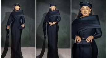 Mercy Aigbe ‘Hajia Minnah’ excited about her new faith, steps out in style