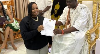 DNA: Ooni Of Ife Hosts, Renames Americans With Ile-ife Root (Photos)