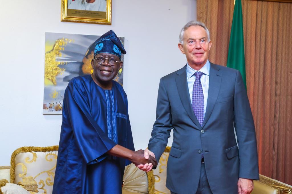 Breaking:Former UK Prime Minister, Tony Blair Meets Tinubu In Abuja (Photos)