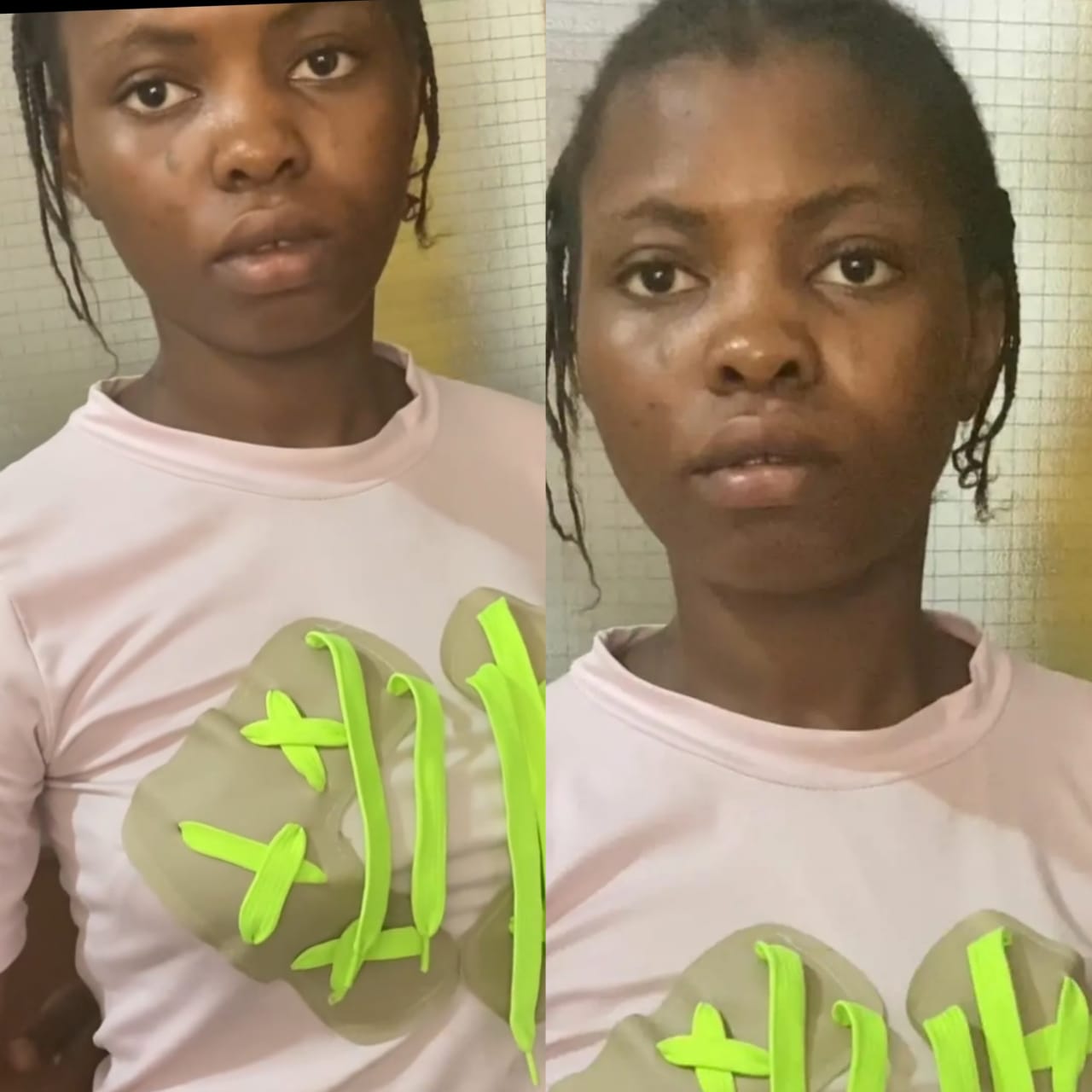 Nanny apprehended for performing a s£xual act on a one year old boy (video)