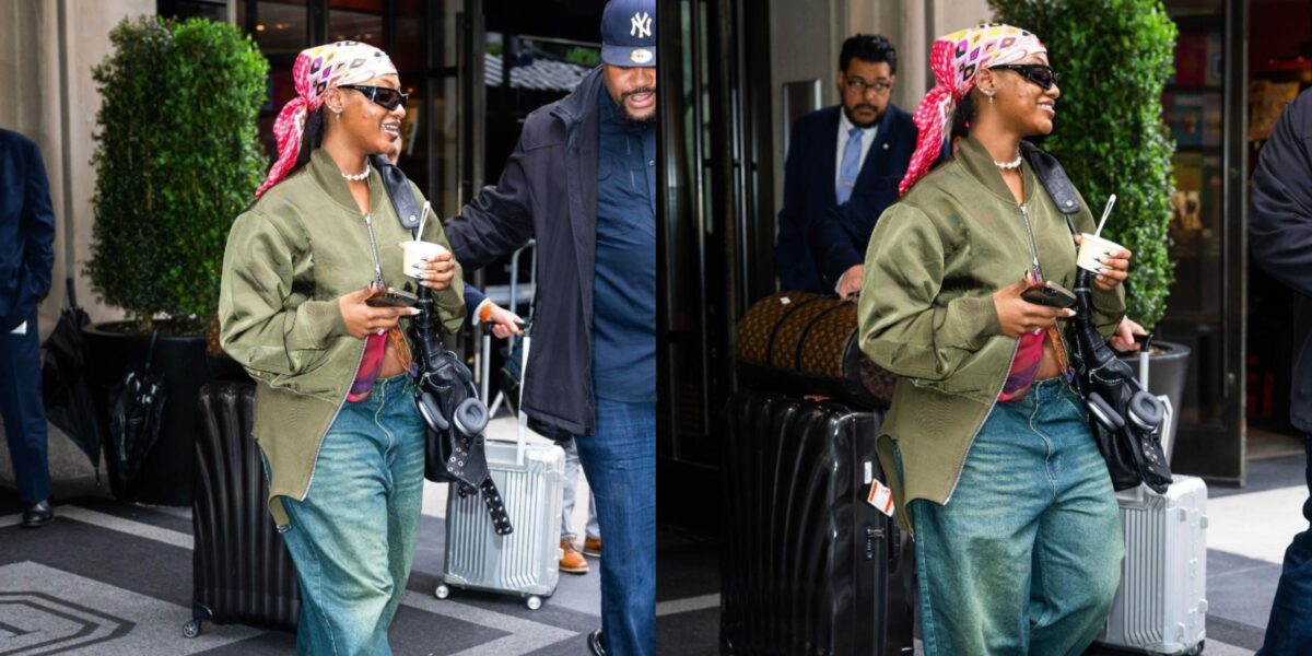 Tems spark pregnancy speculations as she steps out in style in New York City
