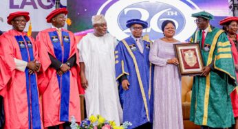 Photos: Obasa Celebrates With Graduands, Awardees At LASU’s Convocation