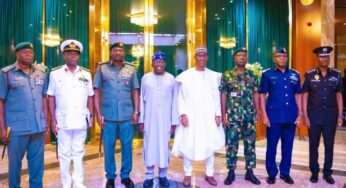 Breaking: Senate Confirms Service Chiefs Appointed By Tinubu