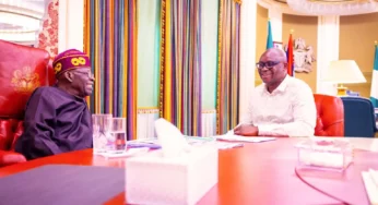 Breaking: Fayose Visits Tinubu In Aso Villa [Photos]