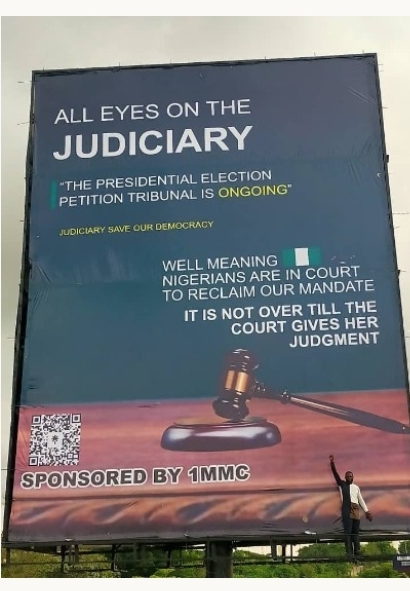 Breaking: FG Sacks Advertising Standard Panel Over ‘All Eyes On The Judiciary’ Billboard