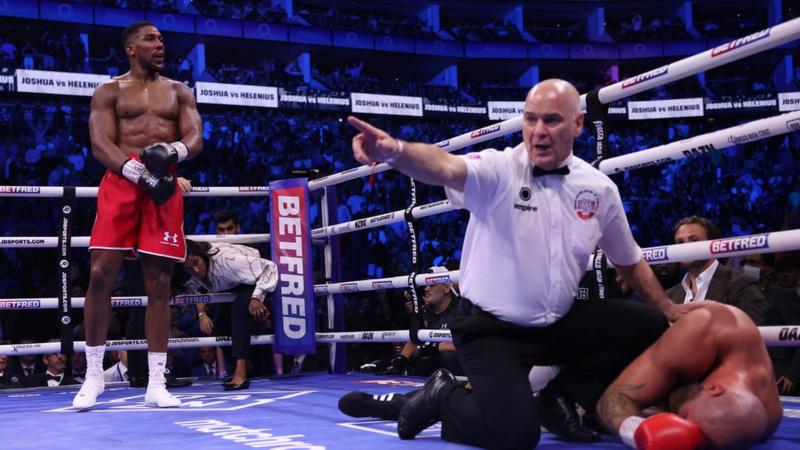 Breaking: Anthony Joshua Knocks Out Helenius With One Punch!