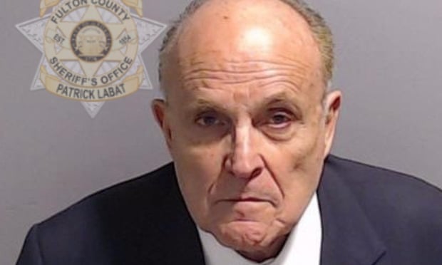 Trump Georgia case: Giuliani mugshot released as Meadows and Clark lose attempts to block arrest