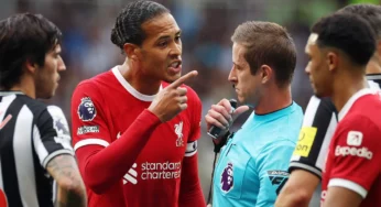 Breaking: Virgil van Dijk: Liverpool defender charged by FA after red card against Newcastle