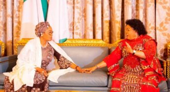 First Lady,Oluremi Tinubu Hosts Patience Jonathan In Aso Rock(Photos)