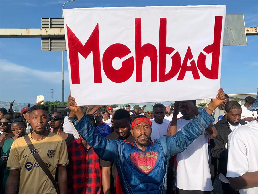 Watch Lagos Candlelight Procession For Late Singer Mohbad (videos)