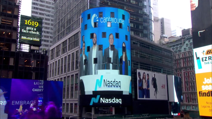 Breaking:President Tinubu Rings NASDAQ Closing Bell