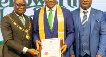 Chartered Institute of Bankers Nigeria Honours Oliver Alawuba, Confers Highest Honour of the Institute