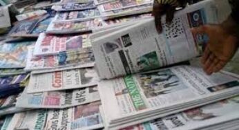 Top Nigerian Newspaper Headlines For Today, Friday, 19th April, 2024