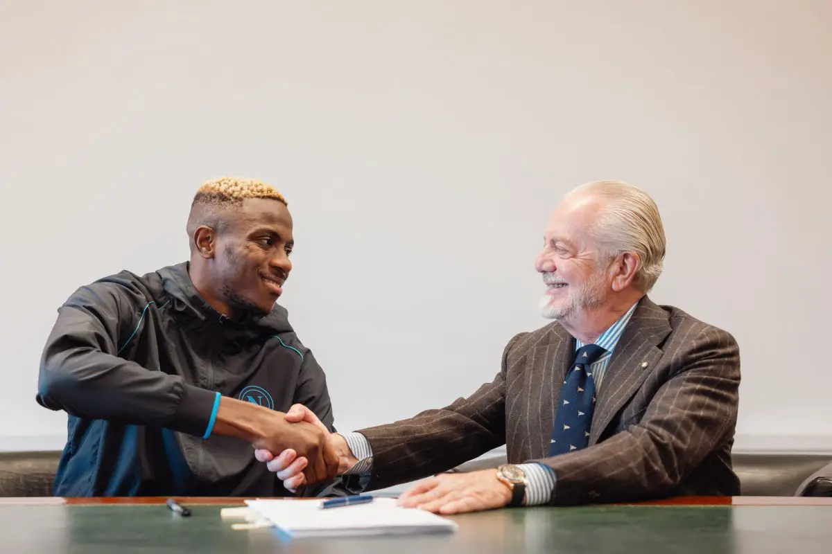 ‘We are pleased’ — Napoli Chief elated after Victor Osimhen signed new Contract extension