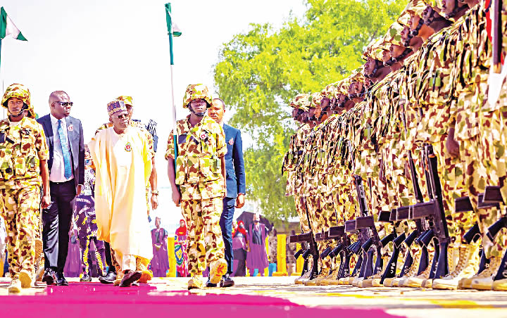 Protect Democracy, Shun Politics, Tinubu Tells Nigerian Army