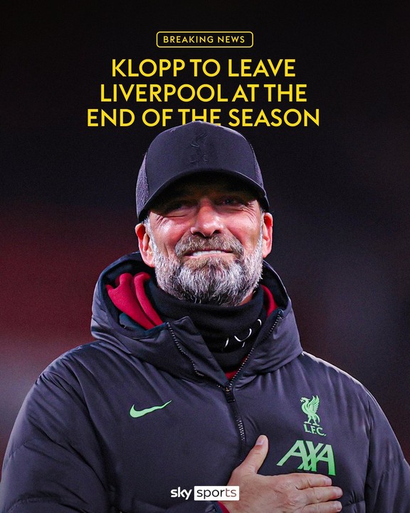 I Will Leave Liverpool At The End Of This Season – Klopp