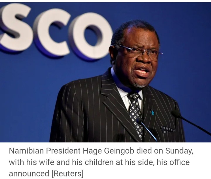 Namibia’s President Hage Geingob Dies Of Cancer At 82