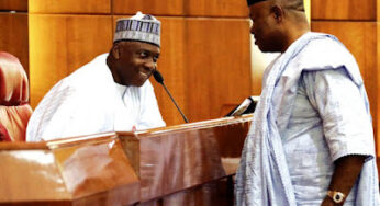 Saraki Media Office Tackles Akpabio Over Comment On 8th Senate’s Projects