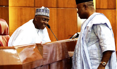 Saraki Media Office Tackles Akpabio Over Comment On 8th Senate’s Projects