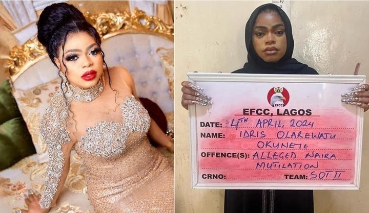 Bobrisky Reportedly Moved From Ikoyi To Kirkiri Prison