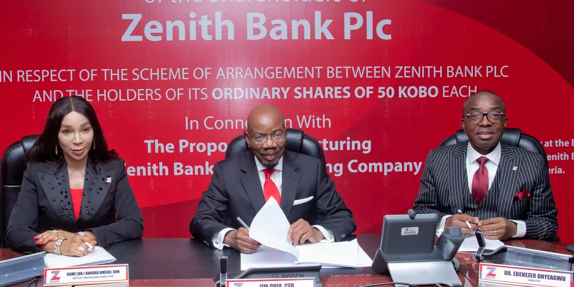 Breaking: Zenith Bank Shareholders Approve Holdco Structure