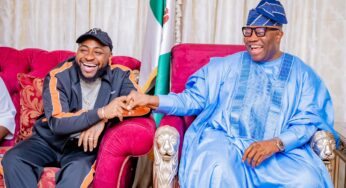 Senate President, Akpabio receives Davido on courtesy visit, tasks Nigerian Music artists on high ethics