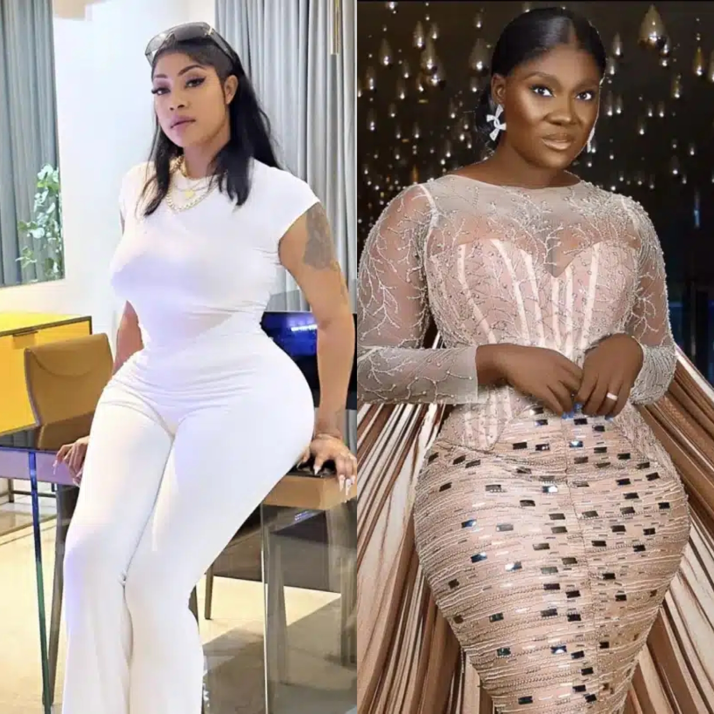 Nollywood: Angela Okorie accuses Mercy Johnson of being evil…promises to reveal more