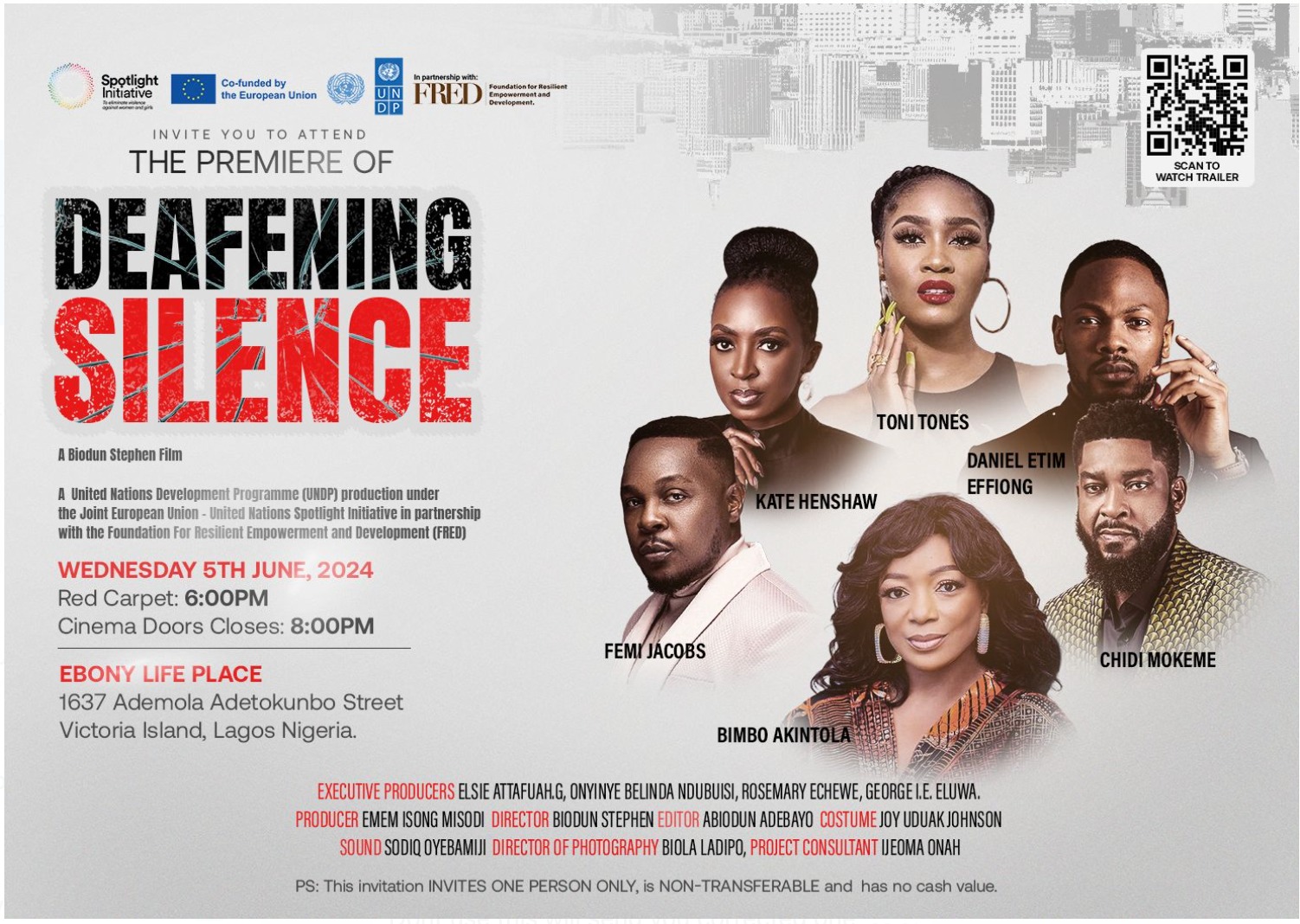 Deafening Silence” Movie to Premiere at Ebony Life Place on Wed, June 5th